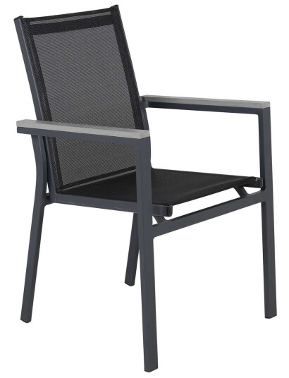 Venture Design Parma lenestol Svart/grå Svart Venture Design Parma lenestol Svart/grå Svart