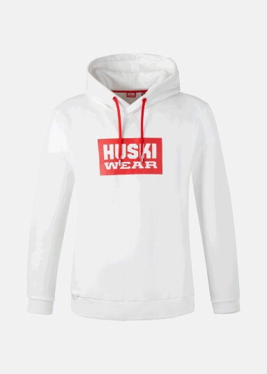 Logo Hoody Huski Snow White 3xl Hoodies Logo Hoody Huski Snow White 3xl Hoodies