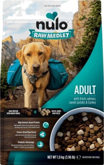 Nulo Dog Adult Raw Medley Fresh Salmon Sweet Potato & Turkey 1.8 kg