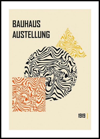 Bauhaus Color Shapes No.2 Plakat Plakat / 50x70cm