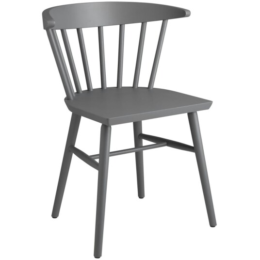 VEGA Stol Enora; 61x47x78.5 cm (BxDxH); Lysegrå; 2 Stykk / Forpakning