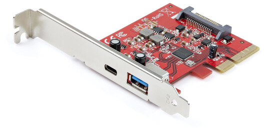 STARTECH 2-PORT 10GBPS USB-A/USB-C PCIE CARD USB 3.1 GEN 2 PCI EXPRESS CTLR STARTECH 2-PORT 10GBPS USB-A/USB-C PCIE CARD USB 3.1 GEN 2 PCI EXPRESS CTLR