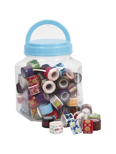 Creativ Company Tape with Print in Pot 90pcs. Creativ Company Tape with Print in Pot 90pcs.