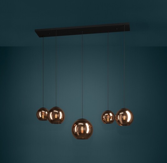 Pendellampe Stars of Light Cordoba dimmbar Kobber Spisestue Glass Moderne 39 Kobber