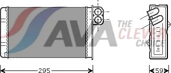 Varmeapparat register AVA COOLING SYSTEMS PEA6240