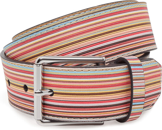 PS Paul Smith Men Belt Embossed Multi - Multi/patterned - 30