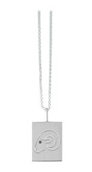 Design Letters Zodiac by Design Letters - Aries Silver Design Letters Zodiac by Design Letters - Aries Silver