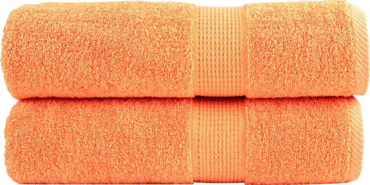 vidaXL Premium badehåndklær SOLUND 2 stk 100x150 cm 600 g/m2