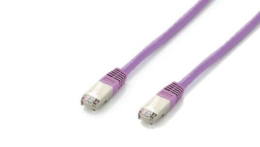 EQUIP Patchkabel Cat6A/10G S/FTP (PIMF) LSOH 20.00m lila