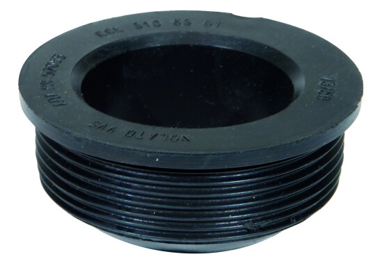 Purus 3106391 Gumminippel 73/50 mm svart Innendørsavløp