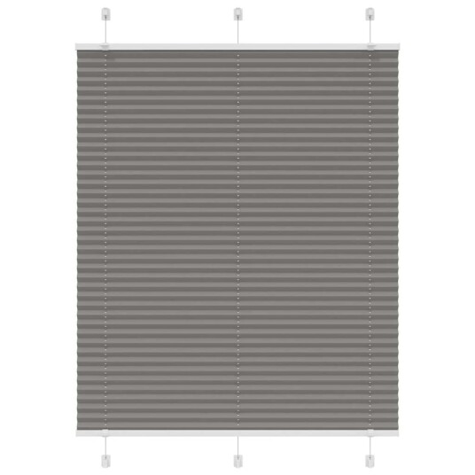 plisségardin antrasitt 110x150cm Stoff Bredde 109,4cm Polyester