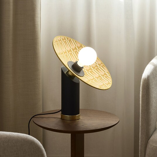 Bordlampe MARKET SET Gatsby Beige Stue Stoff / Tekstil Design 37 Beige