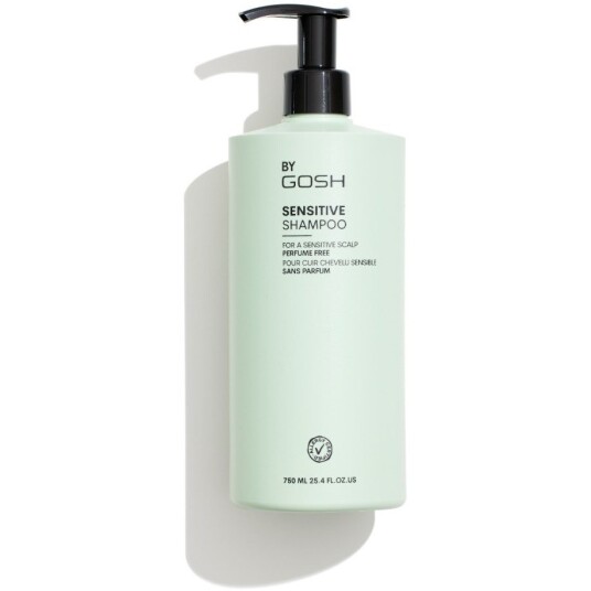 Gosh Sensitive Sjampo 750 ml - Mild Hodebunnspleie med Effektive Ingredienser Gosh Sensitive Sjampo 750 ml - Mild Hodebunnspleie med Effektive Ingredienser