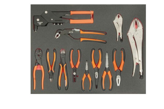 Bahco Verktøyinnlegg FF1A4001 3/3 Med Verktøy Bahco Verktøyinnlegg FF1A4001 3/3 Med Verktøy