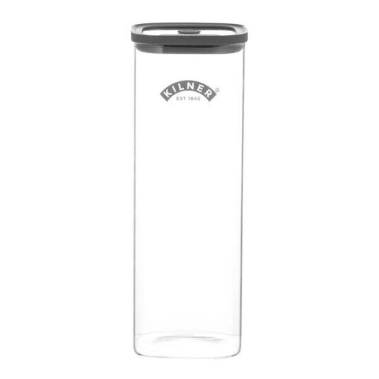 Kilner Fresh XL oppbevaringskrukke 2L glass/grå
