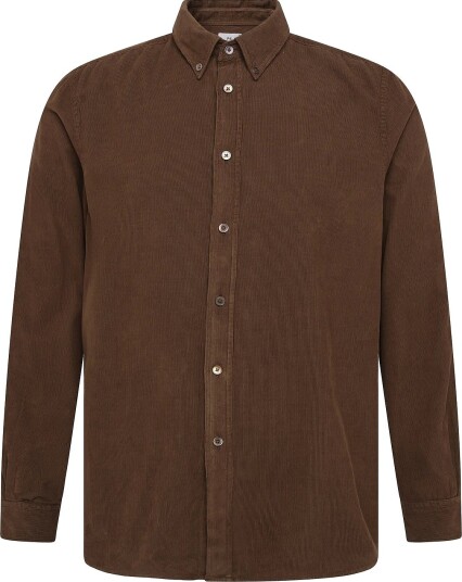 PS Paul Smith Mens Ls Regular Fit Shirt Bd BROWN S