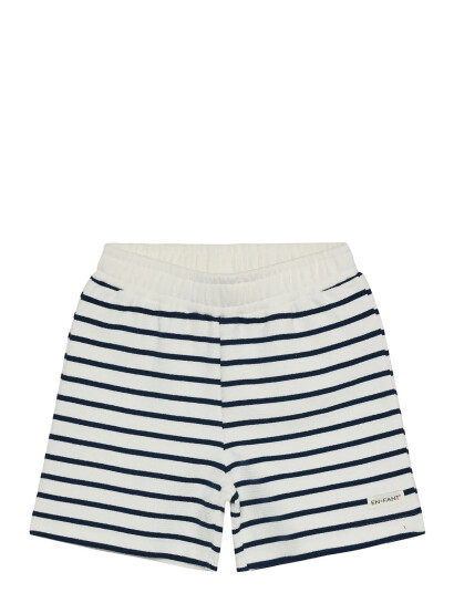 En Fant Shorts Sweat Stripe White 128