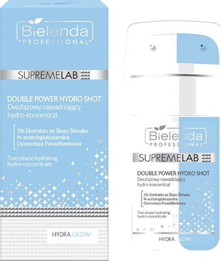 Bielenda Professional SUPREMELAB HYDRA GLOW Double Power Hydro Shot Hy Bielenda Professional SUPREMELAB HYDRA GLOW Double Power Hydro Shot Hy