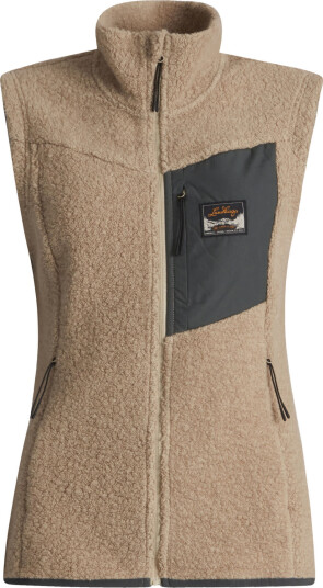 Lundhags Women's Flok Wool Pile Vest Sand XS, Sand