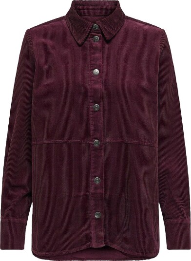 JDY Manchester skjorte Jdyshiraz L/S Long Shirt Pnt Rød