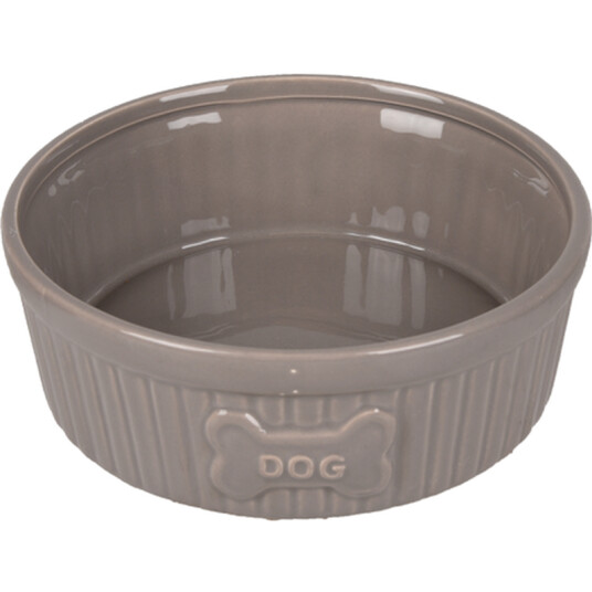 Hundeskål Mabel Ceramic Taupe 300 ml Ø 12.5 cm