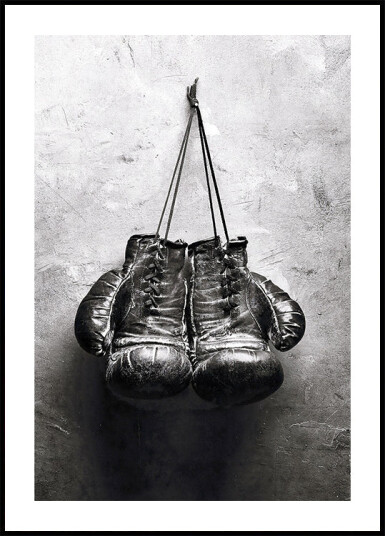 Worn Boxing Gloves Plakat Plakat / 50x70cm Worn Boxing Gloves Plakat Plakat / 50x70cm
