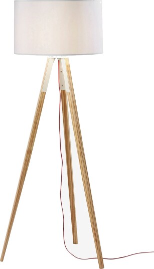 Kave Home Gulvlampe Uzagi Natur Gulvlamper
