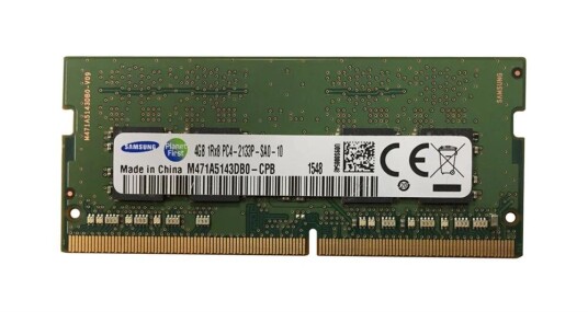 M471A5143DB0-CPB Samsung 4GB PC4-17000 DDR4-2133MHz non-ECC Unbuffered CL15 260-Pin 241612