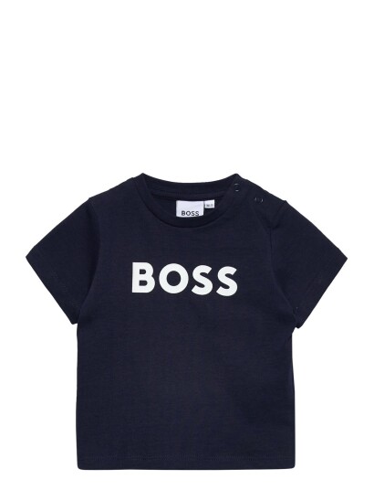 BOSS Short Sleeves Tee Shirt Navy 86