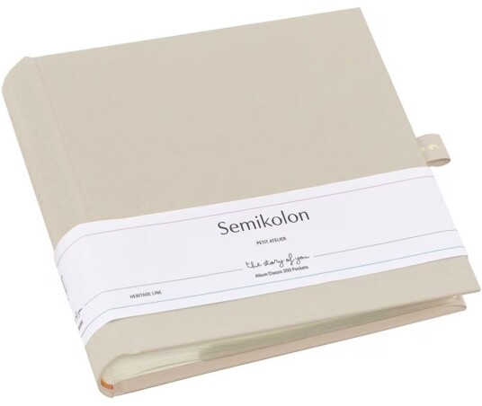 Fotoalbum 200 Pocket Petit Atelier Warm Sand 30,5 x 30,5 cm Semikolon Fotoalbum 200 Pocket Petit Atelier Warm Sand 30,5 x 30,5 cm Semikolon