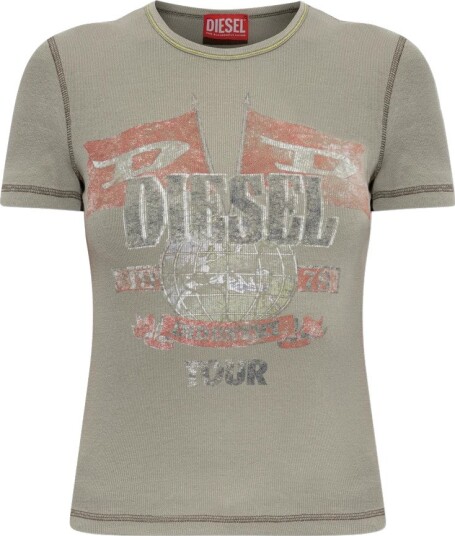 Diesel Dame Topper Grønn S, Diesel Dame Topper Grønn S,