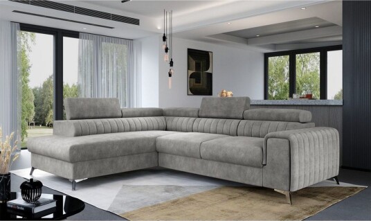 Seksjon Eltap Laurence 278x205x92 cm Dora 90 Grå Venstre