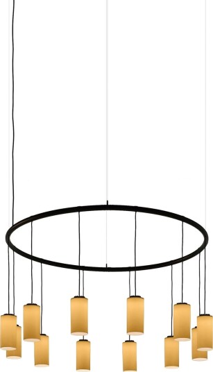 Santa & Cole Cirio Circular S Taklampe Hvit/Porselen