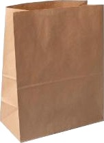 Klodsbundspose 220X125x350mm 10 Ltr 70 Gr Brun,300 Stk/Krt