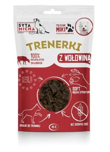 Syta Micha Trenerki Fra Wołowiną – Przysmak Dla Psa 80G