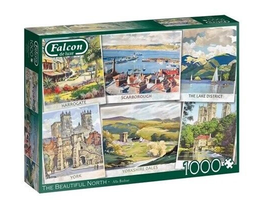 Jumbo Puzzle Falcon - The Beautiful North (1000 pieces)