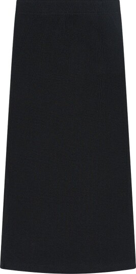 The New Tnyvette Long Glitter Skirt   BLACK BEAUTY   110/116