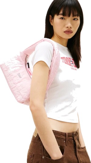 Tommy Hilfiger Tjw Icon Aop Shoulder Bag Pink ONE SIZE