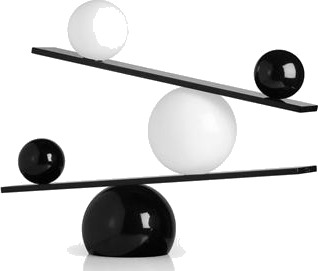 Oblure Balance V2 Bordlampe Sort Oblure Balance V2 Bordlampe Sort