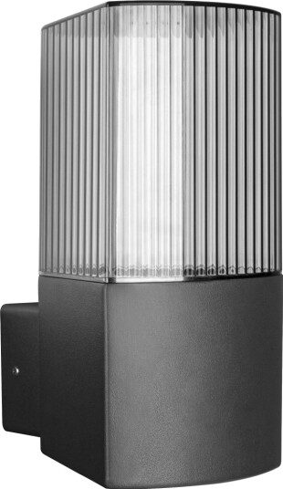 Vegglampe Orno Peonia Utendørs Armatur E27 Maks 15W Ip54 Svart