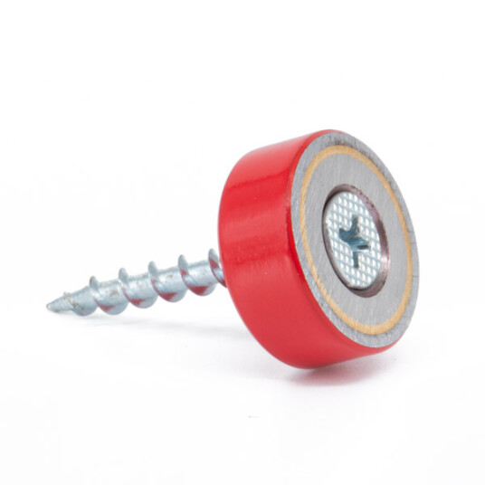 SuperMagneter Alnico Magnet Med Festehull Ø 19 X 8 Mm Som Tåler 450°c