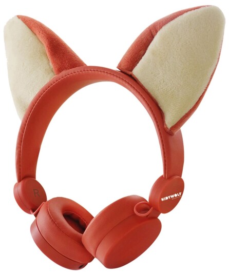Kidywolf-Hodetelefoner Med Kabel Og Avtakbare Reveører Kidywolf-Hodetelefoner Med Kabel Og Avtakbare Reveører
