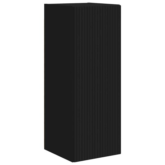 TV Veggskap 2 pcs Svart 30 x 31 x 80 cm Konstruert tre