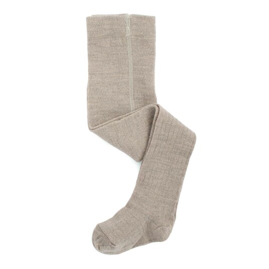 Lillelam Ullstrømpebukse Beige 122/128