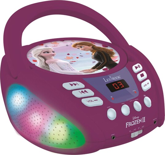 Lexibook Frost Bluetooth Høyttaler Med Lys Frossen Cd-Spiller Med Lys 090252 Lexibook Frost Bluetooth Høyttaler Med Lys Frossen Cd-Spiller Med Lys 090252