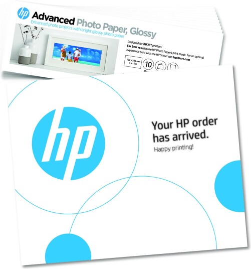 HP Paper/Adv Photo Gloss 4x12in 10s