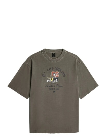 G Star Front Gr Angry Bee Loose R T Khaki green XXL