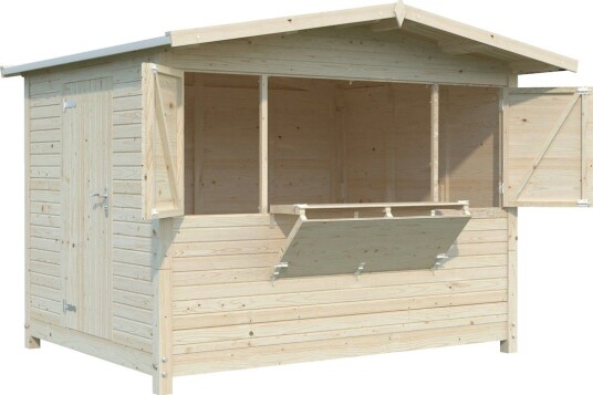 Kiosk Palmako Marian 6,2 m2 Sammenleggbar Kiosk Palmako Marian 6,2 m2 Sammenleggbar