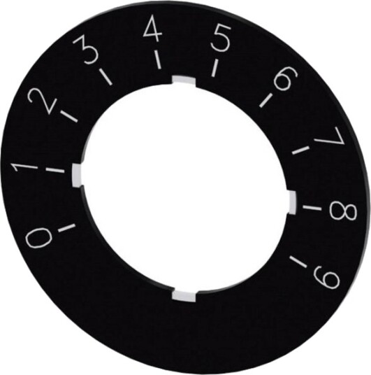 Siemens 3Su1900 0Bg16 0Rt0 Rund Merkelapp Ø 40 Mm 0 9 Sort/Hvit 10 Stk Siemens 3Su1900 0Bg16 0Rt0 Rund Merkelapp Ø 40 Mm 0 9 Sort/Hvit 10 Stk