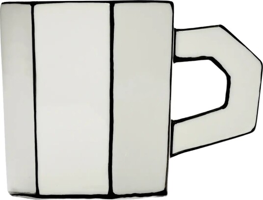 Serax Tea Cup White/Black Carte Blanche Set/2 - White - ONE SIZE Serax Tea Cup White/Black Carte Blanche Set/2 - White - ONE SIZE